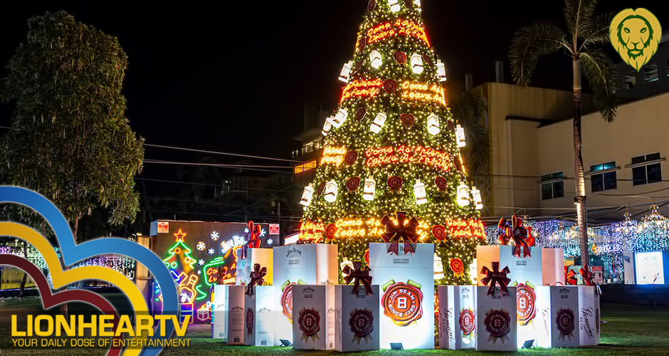 Jim Beam brings holiday cheer to BGC with a giant Christmas tree