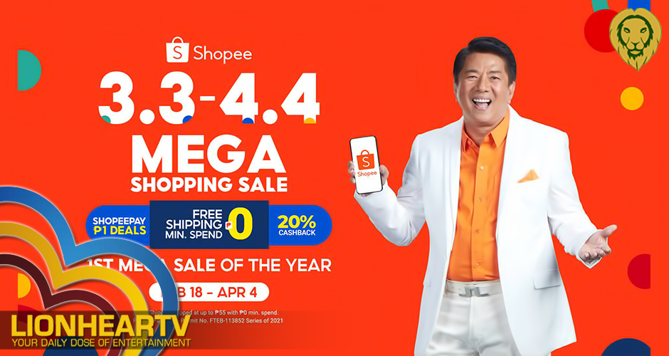 Shopee introduces 3.3-4.4 Mega Sale… Willie Revillame is the face of the Wallet Breaker of the Year event!