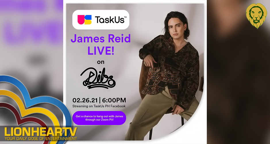 Ten lucky participants to meet James Reid in TaskUs Dibs virtual concert