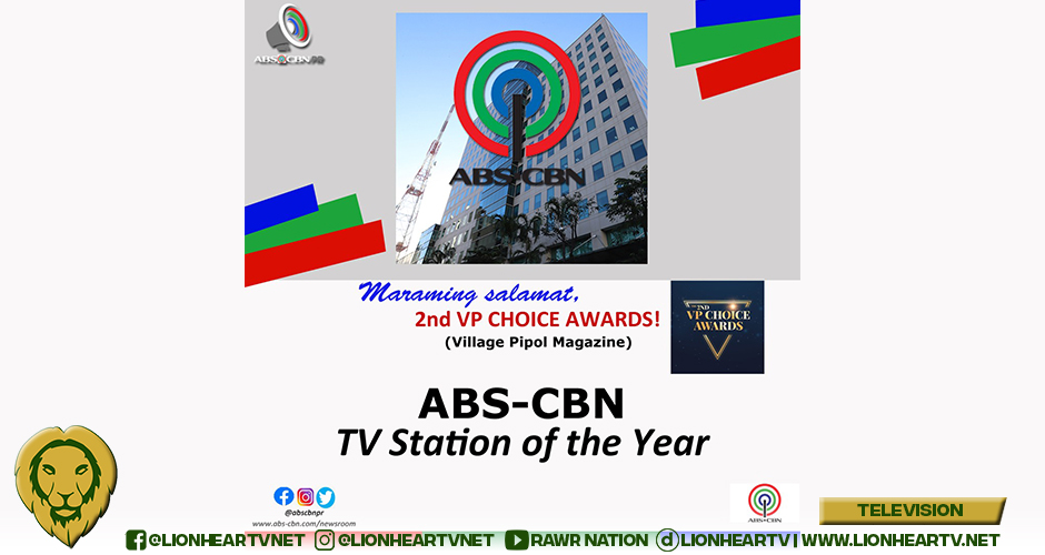 ABS-CBN is TV Station of the Year at the VP Choice Awards 2020