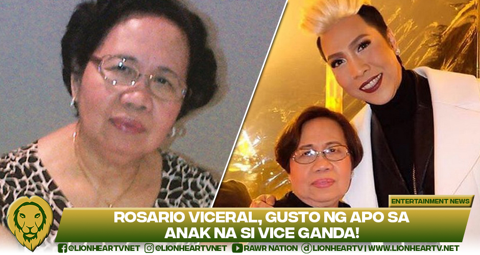 Vice Ganda’s mother wishes to have a grandchild from the comedian