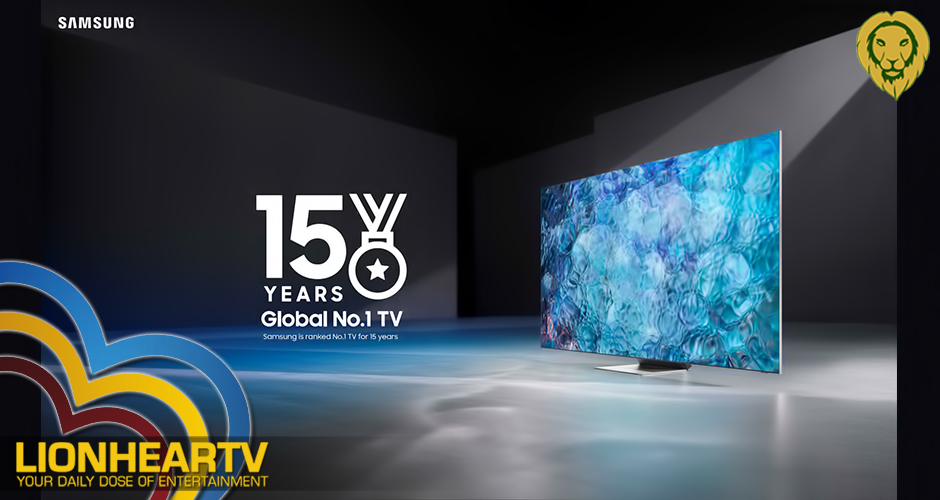 Samsung named no.1 Global TV Manufacturer for 15 consecutive years