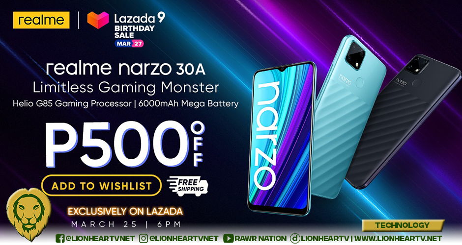 realme joins Lazada Birthday Sale, celebrates big with narzo 30A exclusive availability on Lazada