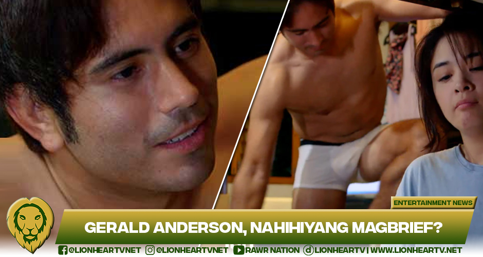 ‘Init Sa Magdamag’ star Gerald Anderson admits that exposing his bump to Yam Concepcion in the viral ‘underwear’ scene feels awkward