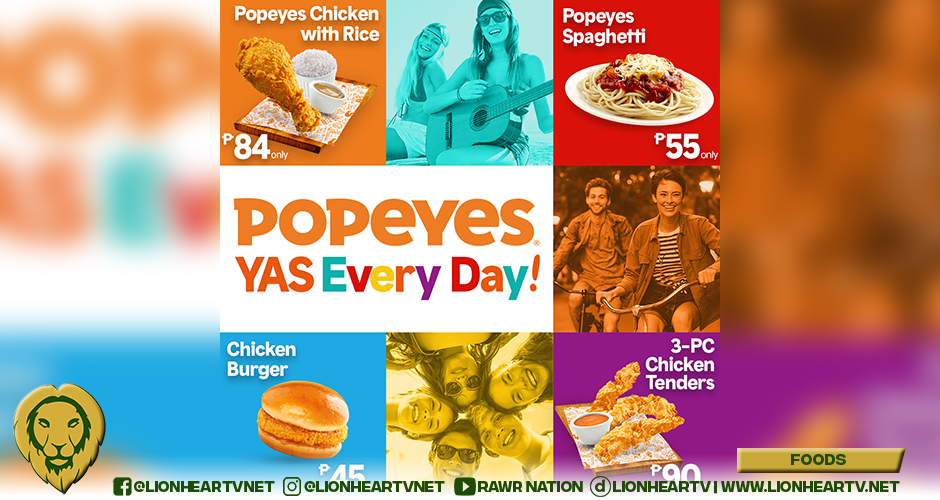 Say YAS! to your favorite Popeyes meals everyday