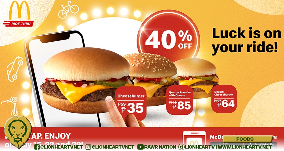 Luck is on your ride with McDonald’s Lucky Ride Promo!
