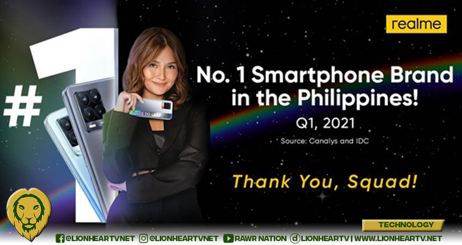 realme hailed no.1 smartphone brand in the PH for Q1 2021