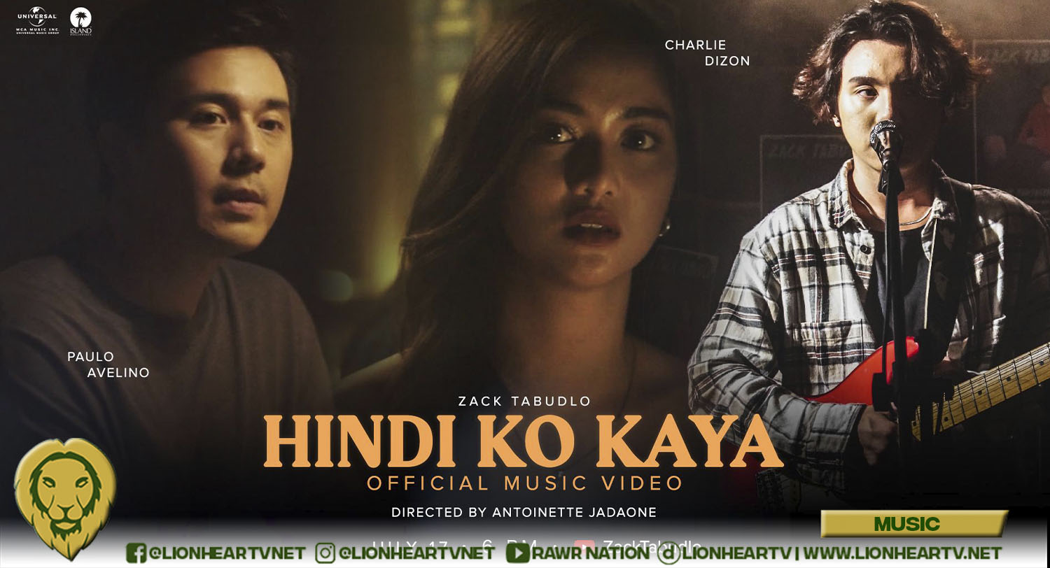 Paolo Avelino and Charlie Dizon reunite on the music video of Zack Tabudlo’s ‘Hindi Ko Kaya’