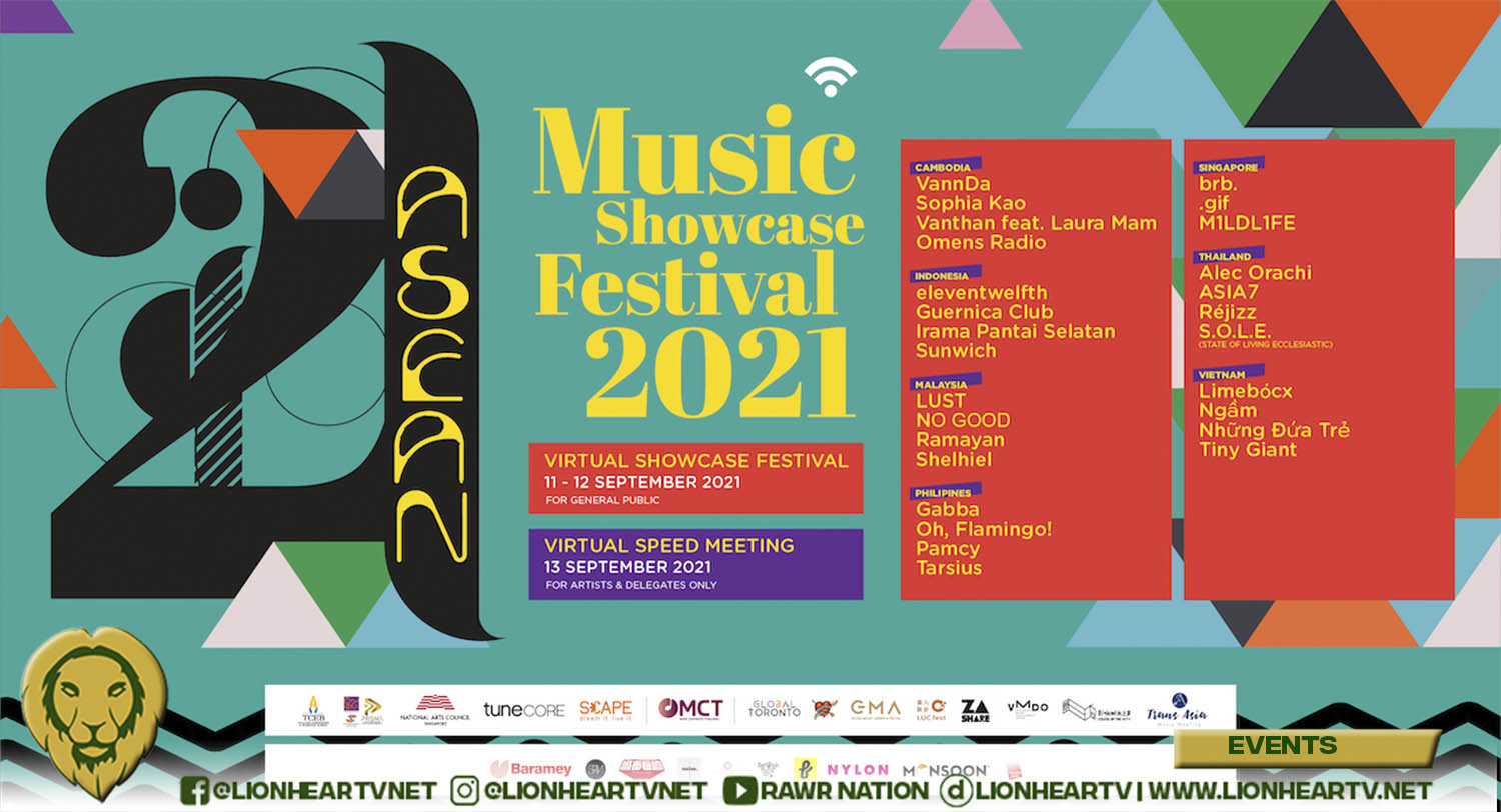 ASEAN Music Showcase Festival 2021 unveils Lineup