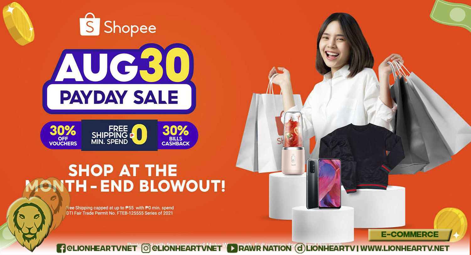 Get Ready to Shop All Out at Shopee’s Aug 30 Payday Sale
