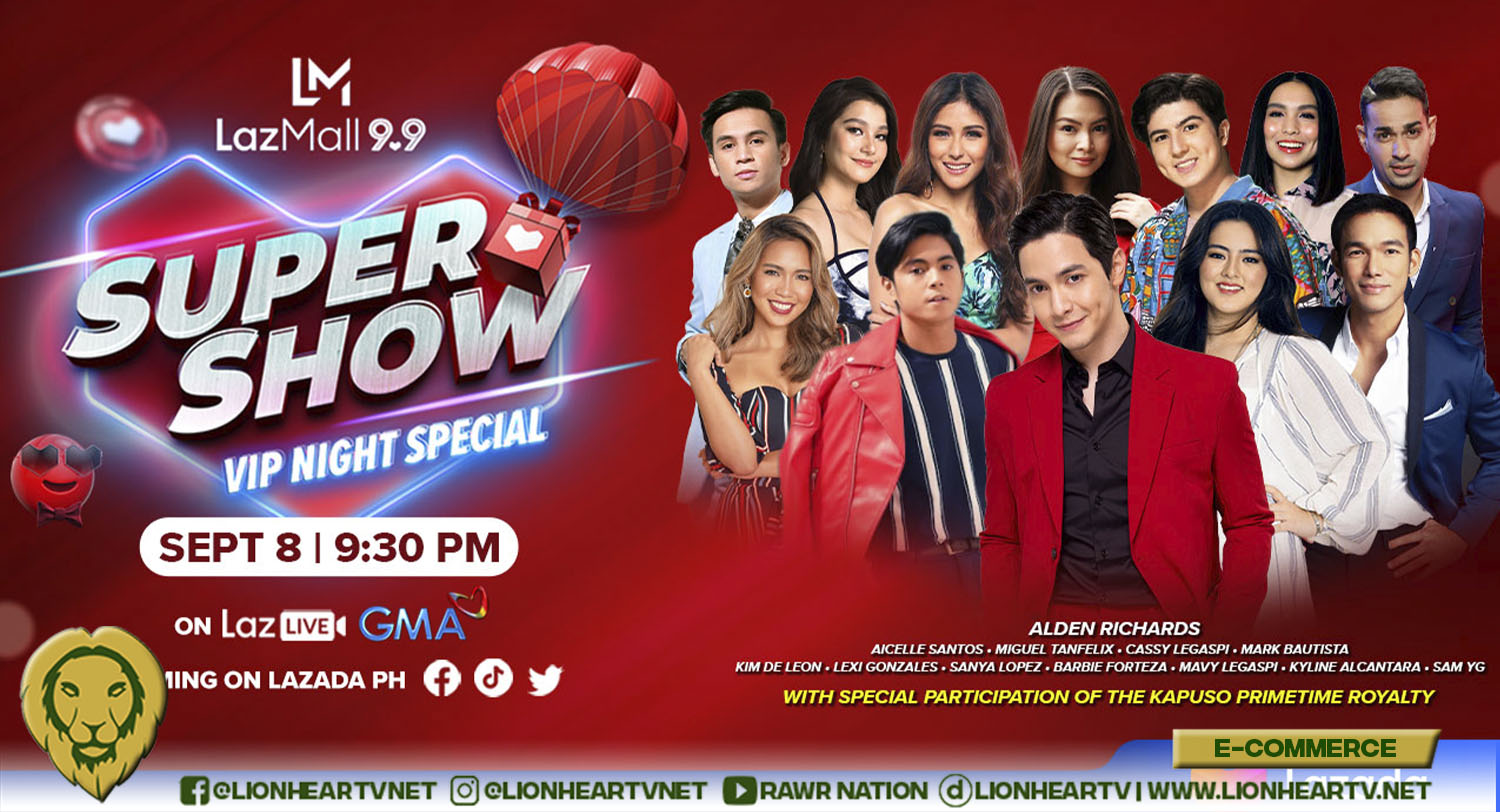 Alden Richards, Kapuso artists to headline LazMall’s 9.9 Super Show VIP Night Special