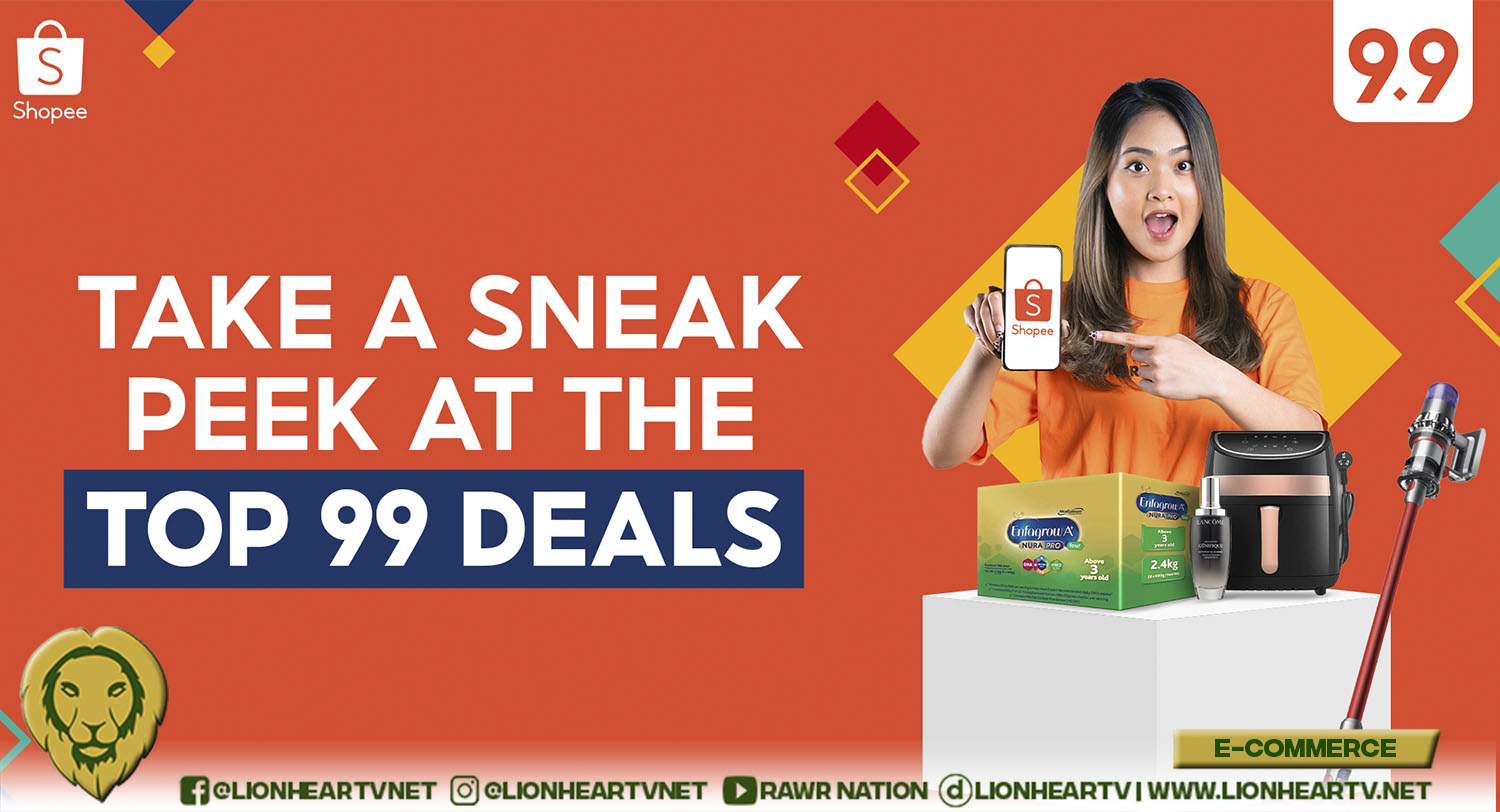 Here’s a Sneak Peek at the Top 99 Deals You Can’t Miss at Shopee’s 9.9 Super Shopping Day