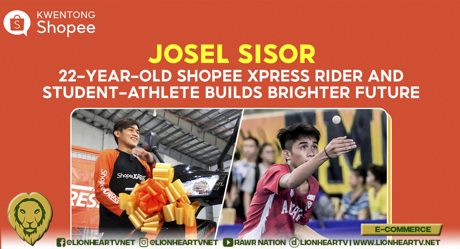 This 22-Year-Old Shopee Xpress Rider and Student-Athlete Builds a Brighter Future Through Diskarte and Discipline - LionhearTV
