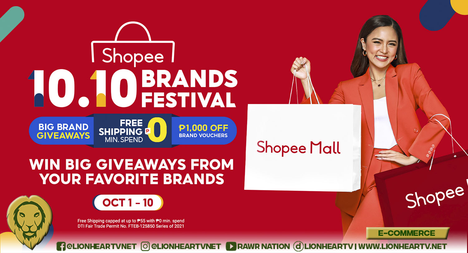 Win Big Giveaways from Your Favorite Brands at Shopee’s 10.10 Brands Festival