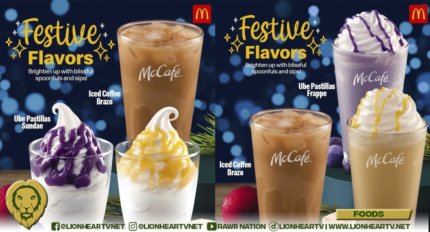 McDonald’s brightens up the holidays with the launch of its Ube Pastillas and Brazo desserts