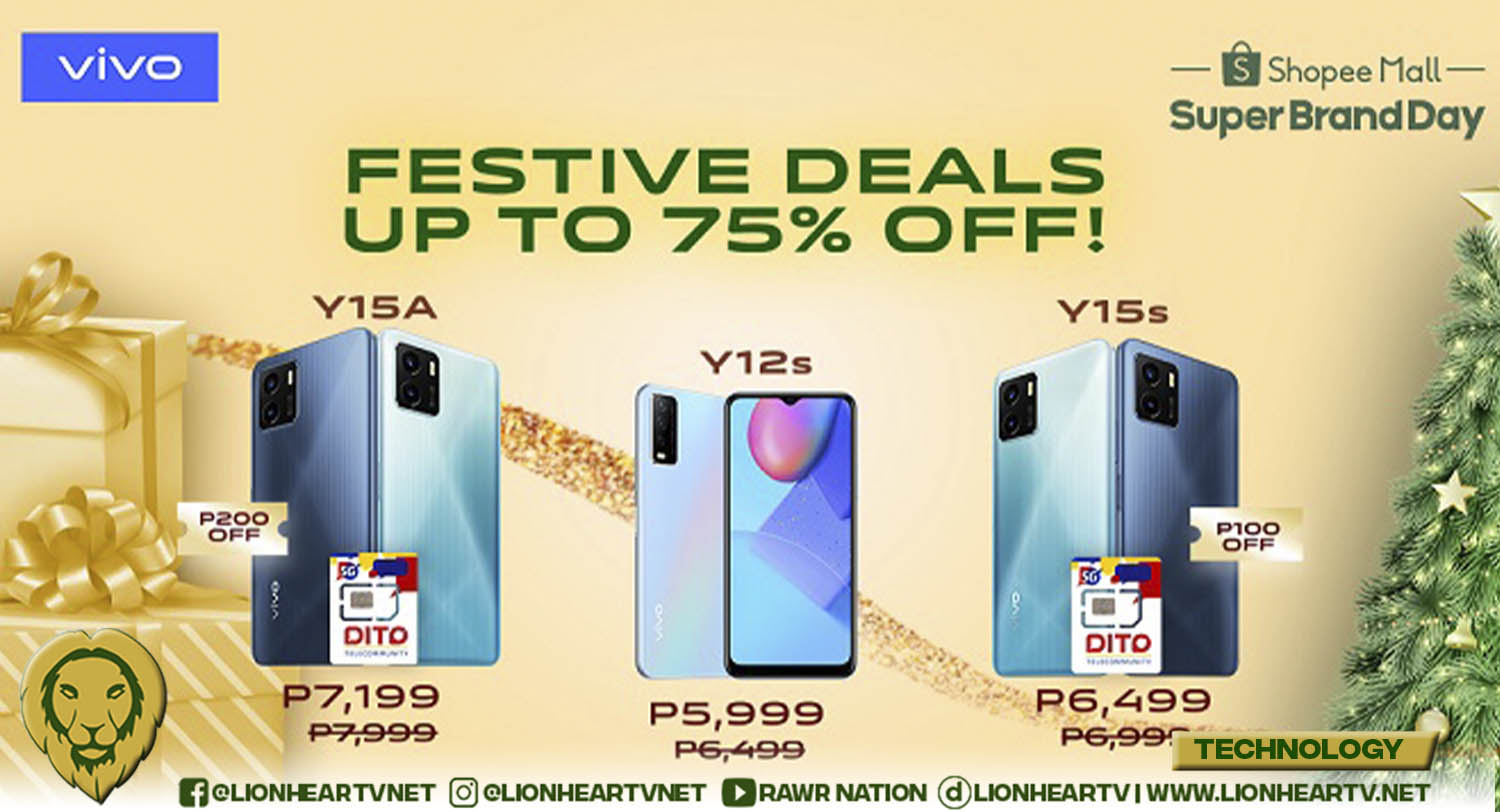Enjoy festive deals of up to 75% off on vivo smartphones on Shopee’s BIG Christmas sale