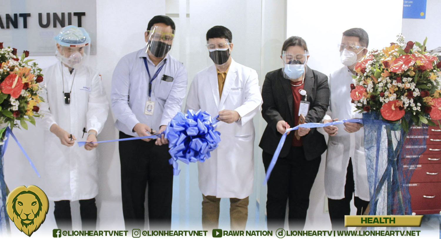 MakatiMed reopens Transplant Unit in new location to serve more patients amid the pandemic