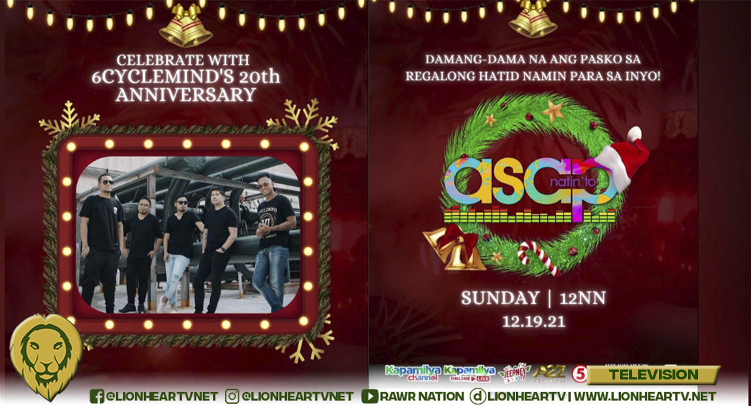 OPM Band 6cyclemind Celebrates 20 Years Together on ‘ASAP Natin ‘To’s’ Christmas Special