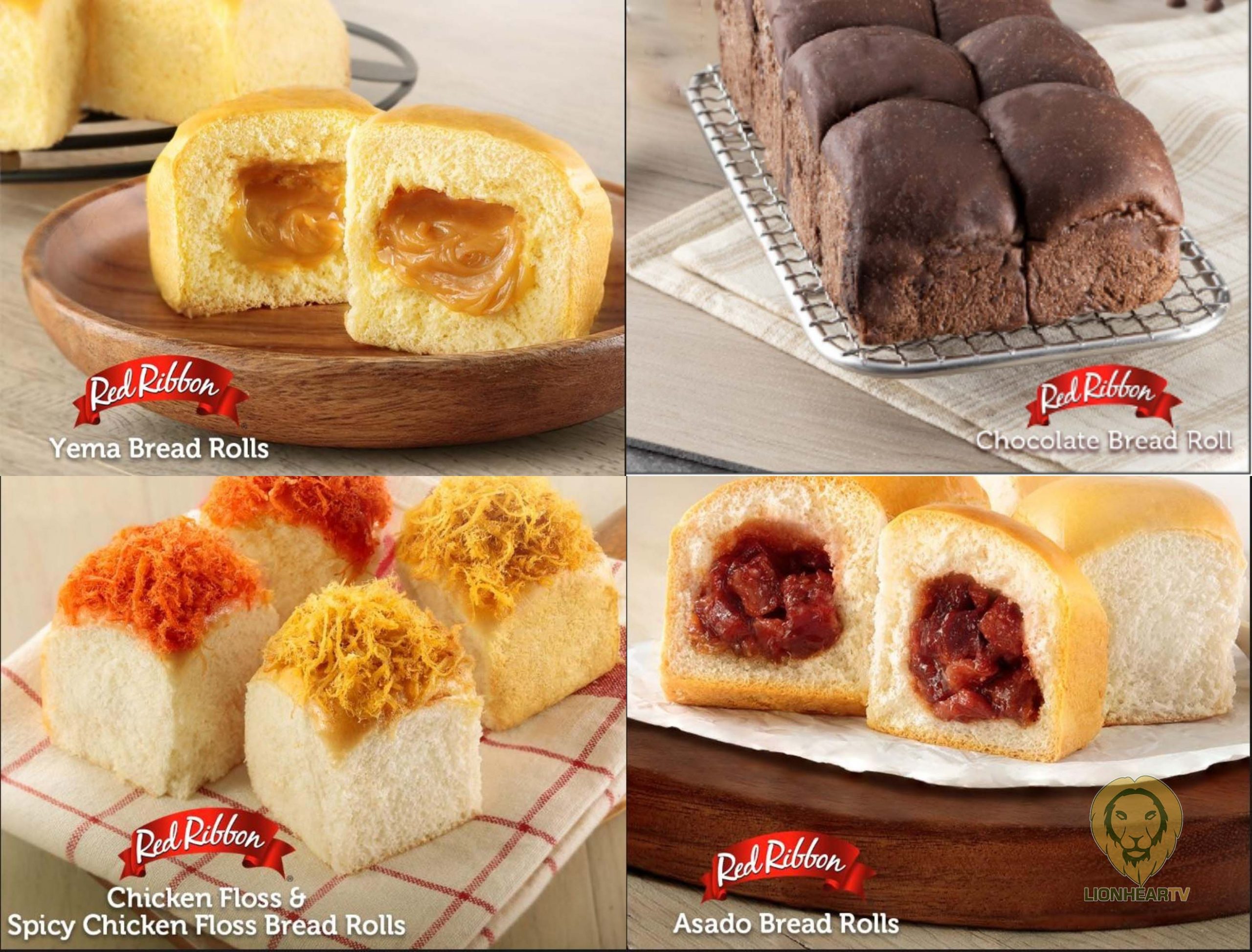 Red Ribbon’s Savory and Sweet Bread Rolls Your perfect onthego