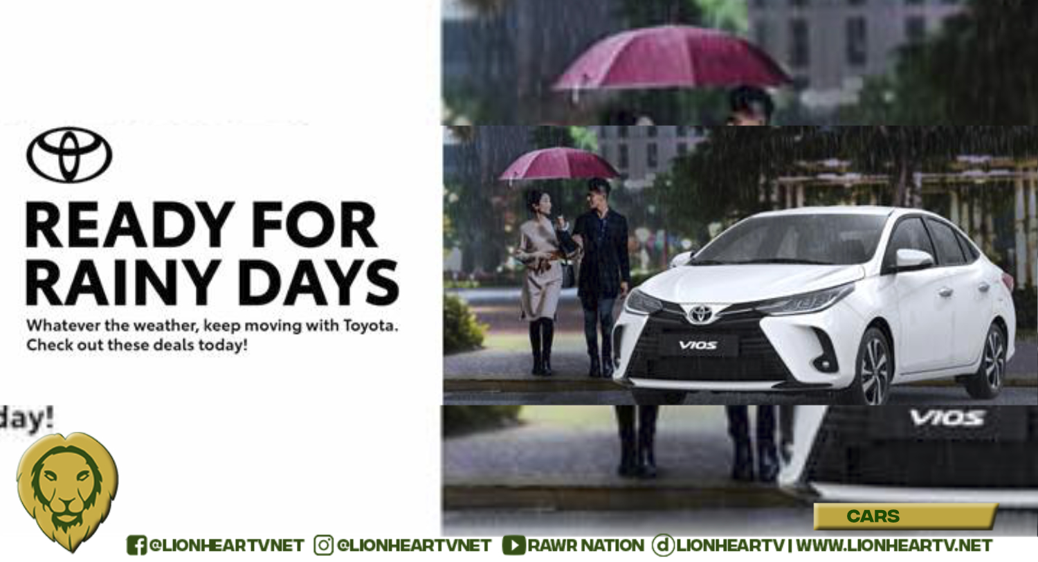 Be ready for rainy days this June with exclusive deals from Toyota