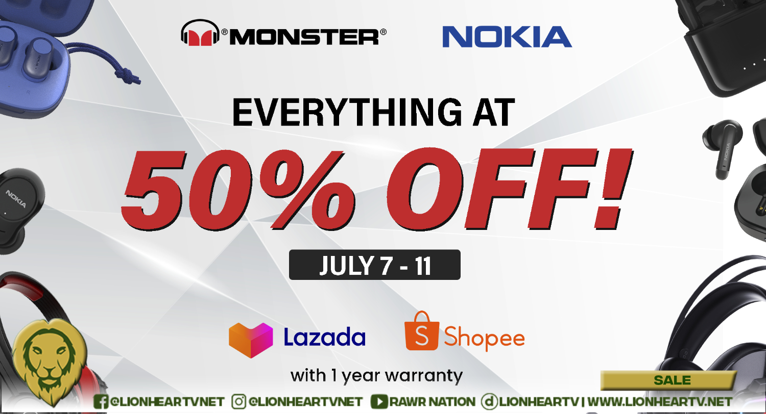 Everything at 50% OFF: Nokia Personal Audio and Monster Gaming on July 7 to 11 only!