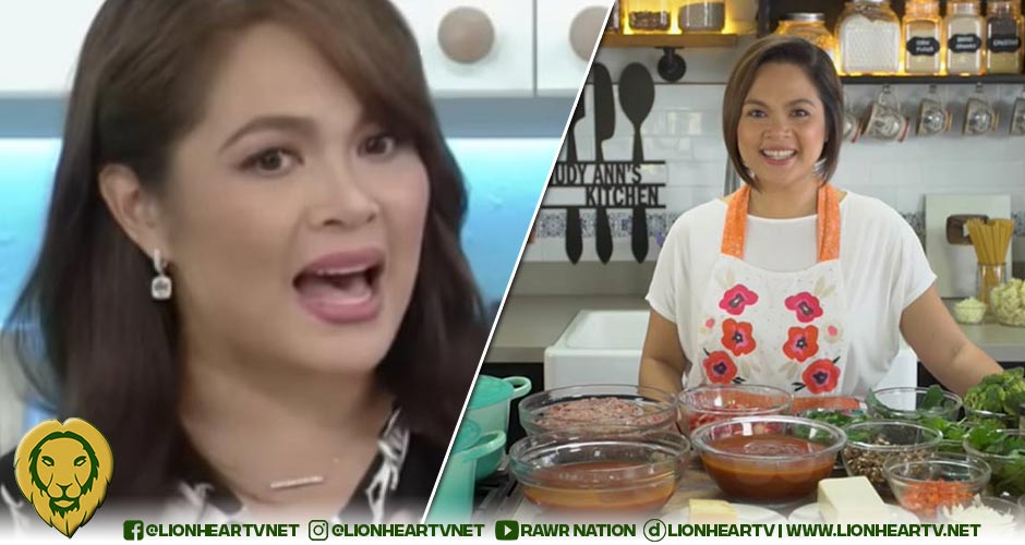 Judy Ann Santos reveals her being inactive with her YouTube cooking channel