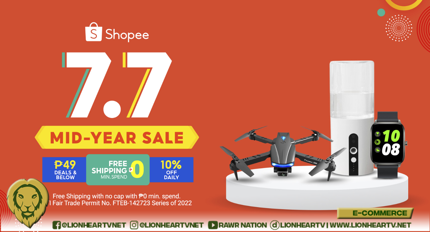 Reward yourself this mid-year by checking out these 7 bagsak-presyo tech items at the Shopee 7.7 Mid-Year Sale