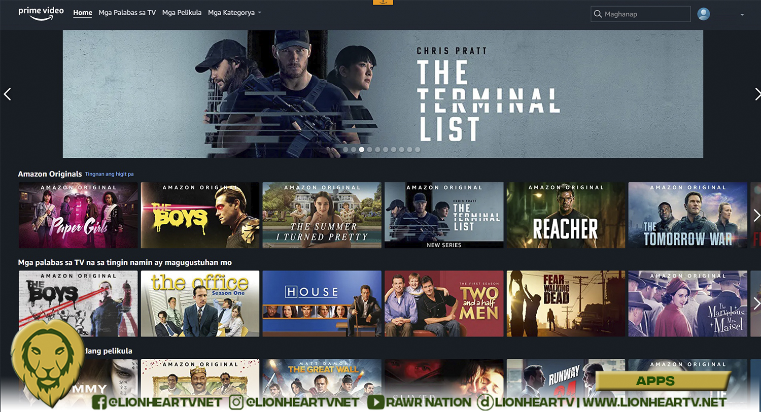 Global Video Streaming Service Prime Video Increases Investment for Viewers in the Philippines