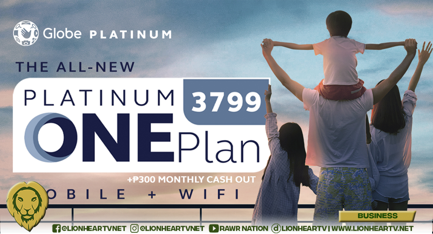 Get Globe’s latest innovation: All-in-one Platinum ONE Plan for best connectivity and customer care experience