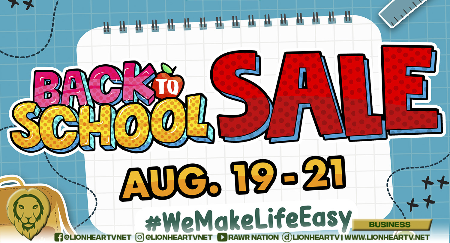 Ring the school bell as The Metro Stores’ Back-to-School Sale is happening on August 19 to October 2