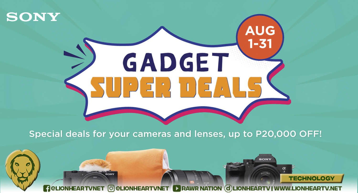 Score awesome discounts on cameras, lenses, and more with Sony’s Gadget Super Deals