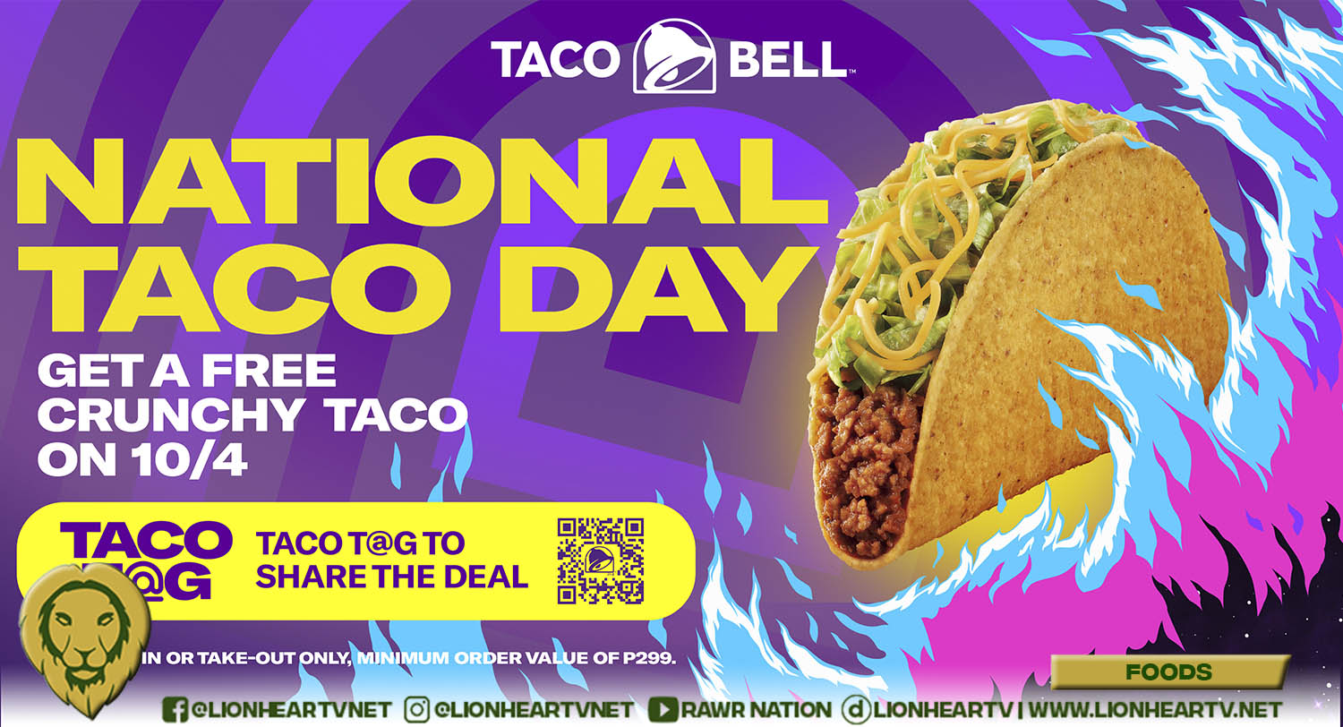 Taco Bell® Philippines celebrates National Taco Day with World’s Biggest Game Of Taco T@G
