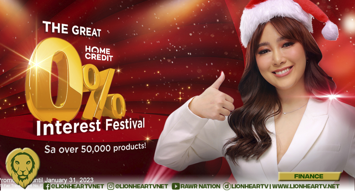 Have the merriest holiday with Home Credit’s The Great 0% Interest Festival