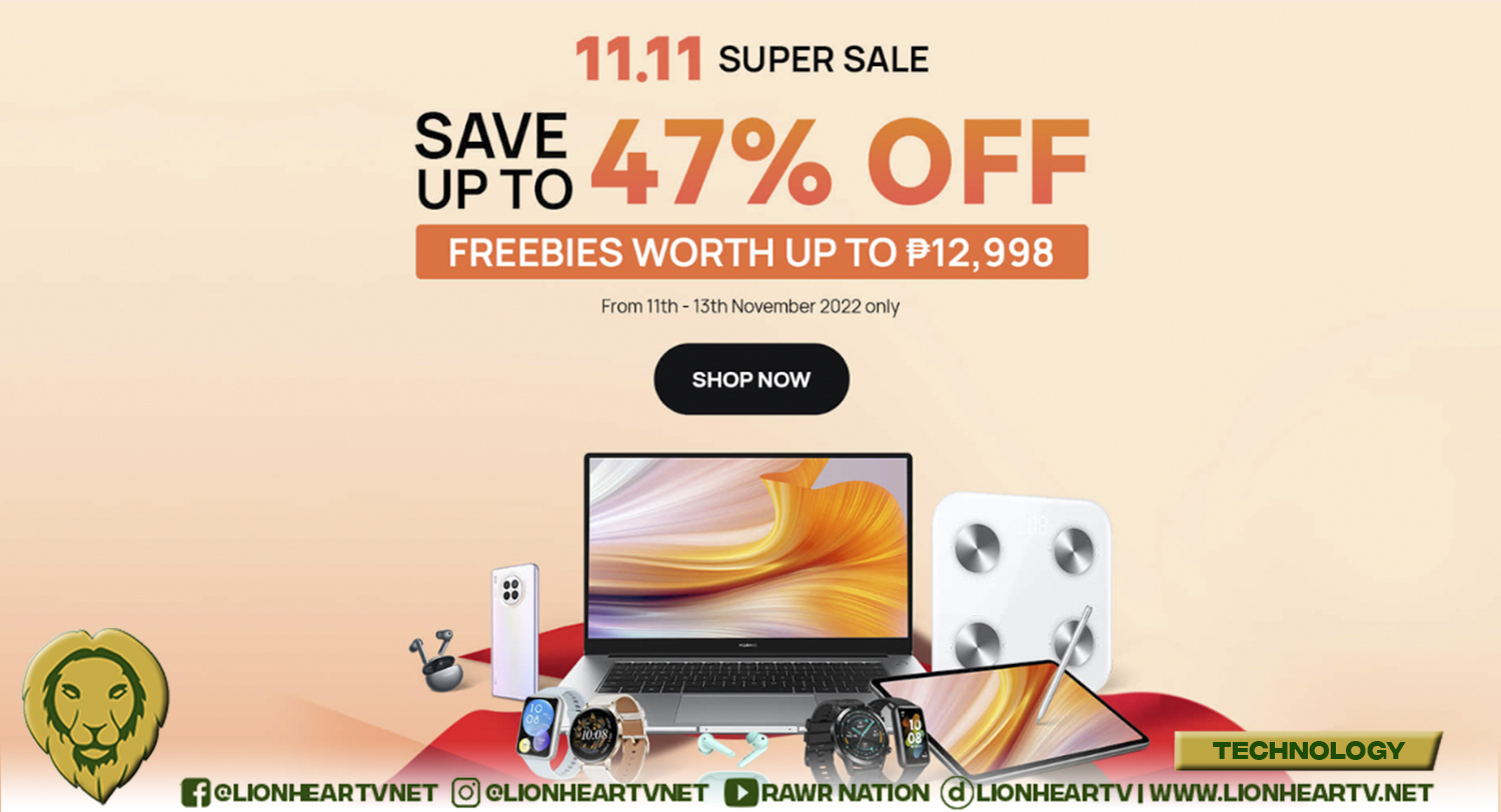 Fill your holiday shopping cart with the best Huawei gadgets for WFH, fitness, and lifestyle at the super sale this coming 11.11