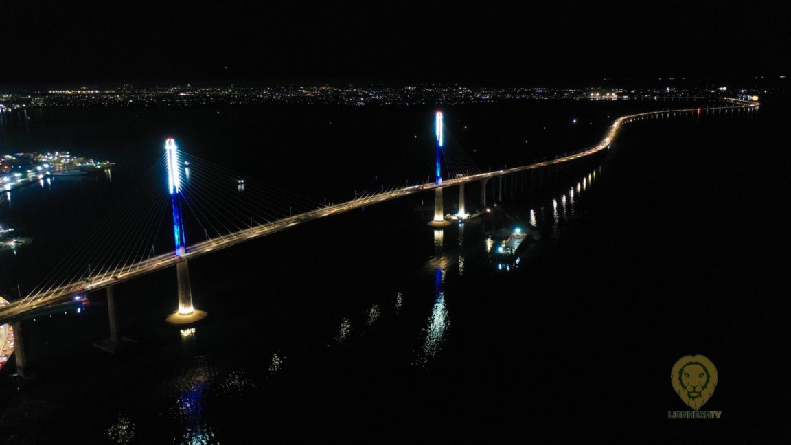PH’s longest, tallest bridge shines in blue on World Children’s Day ...