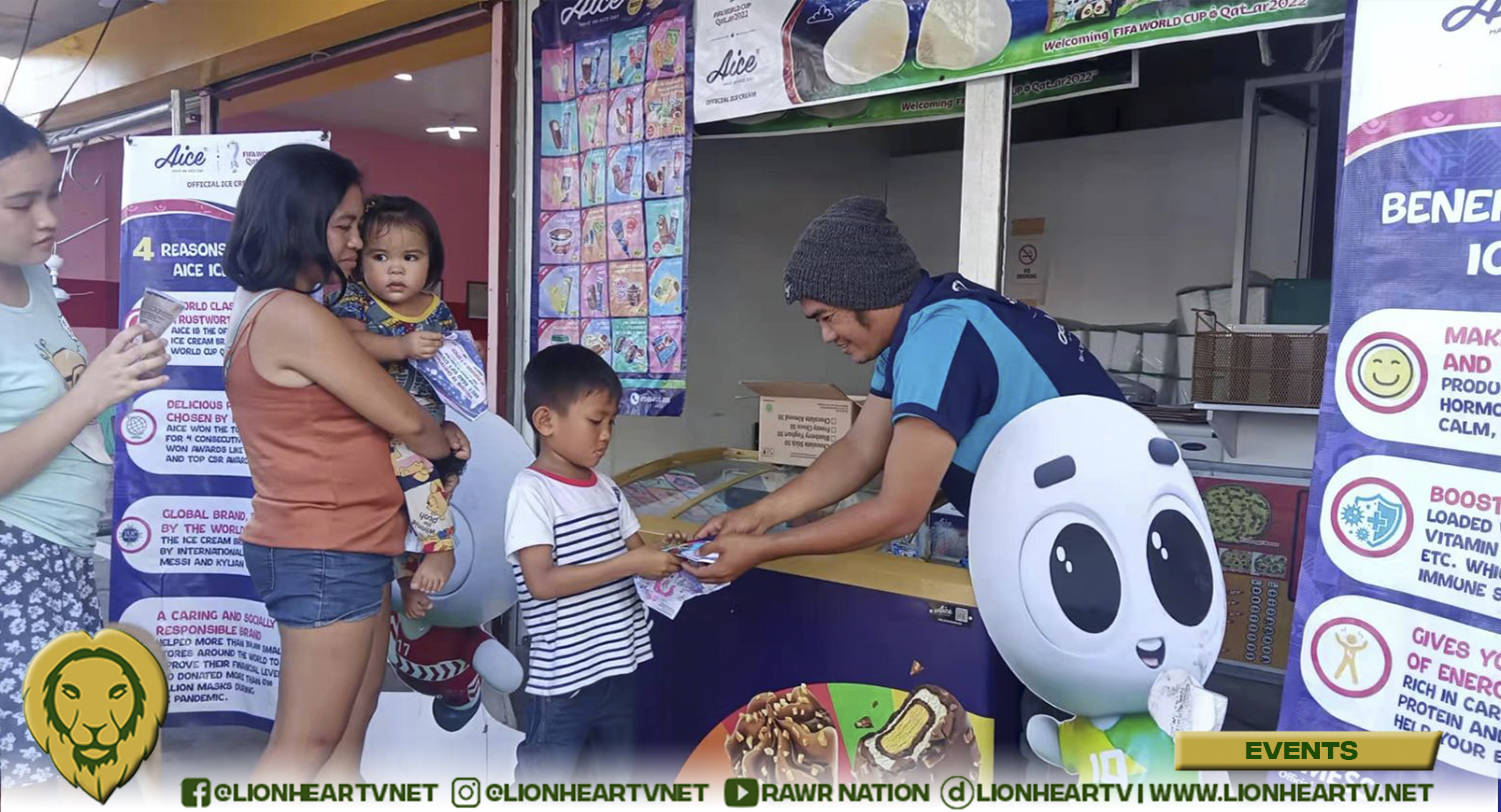 Barangays, together with ice cream brand, Aice plan on distributing free ice cream to more than 2 million people nationwide to give cheerfulness in time for the holiday season
