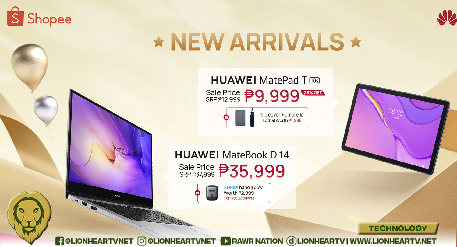 Looking for the perfect holiday gift? Make way for HUAWEI’s new MatePad T 10s and MateBook D 14