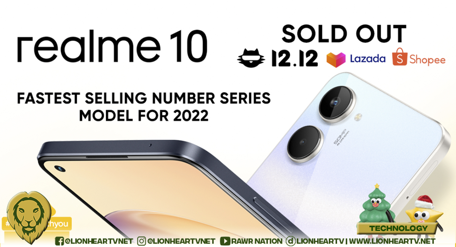 Na budol ka din ba? realme 10 achieves sold-out records on both Shopee and Lazada during the 12.12 Mega Pamasko sale!