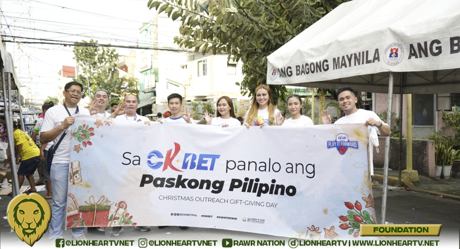 Filipino sportsbook OKBet hosts outreach program in Tondo