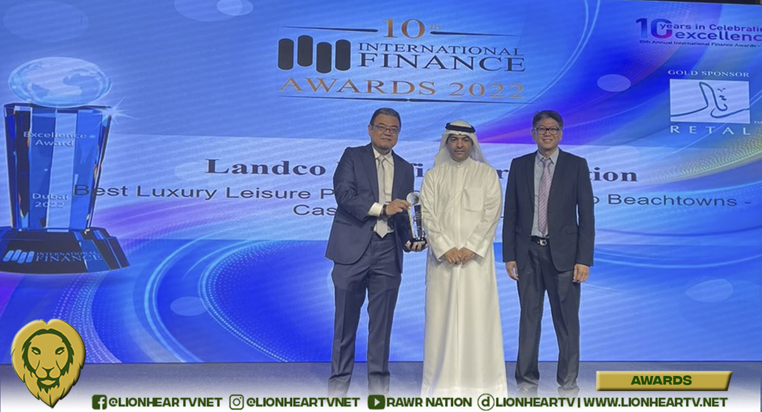 Landco Receives the Prestigious 10th International Finance Award