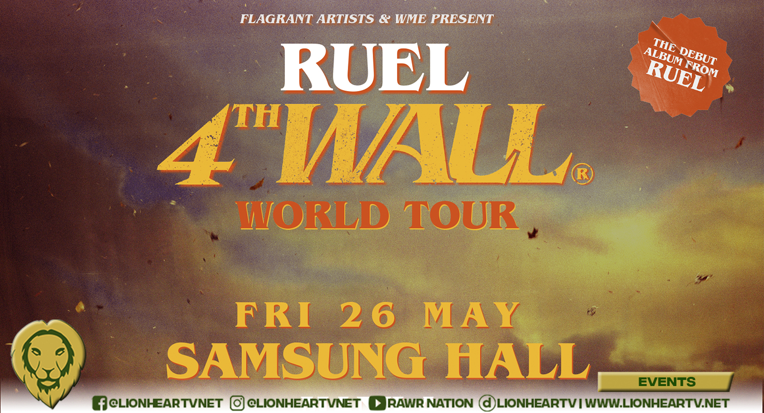 Ruel – Coming Back to Manila for 4TH WALL World Tour