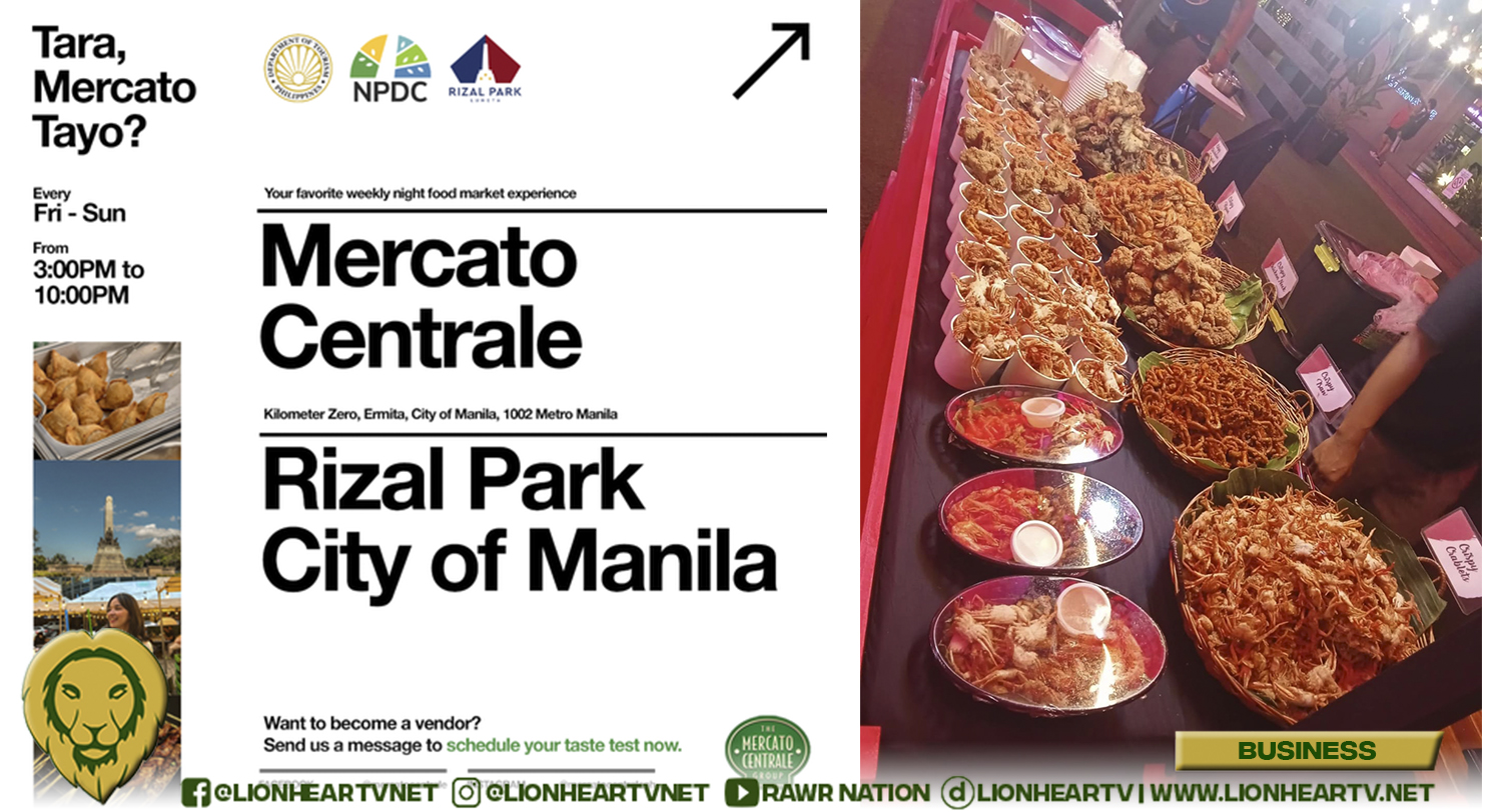 Mercato Centrale comes to the historic Rizal Park at Noli Me Tangere Garden