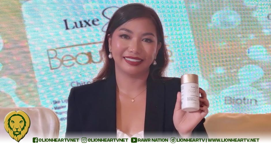 Anna Andrea Magkawas highlights the benefits of Luxe Slim Beauty Talks Glutathione Capsule