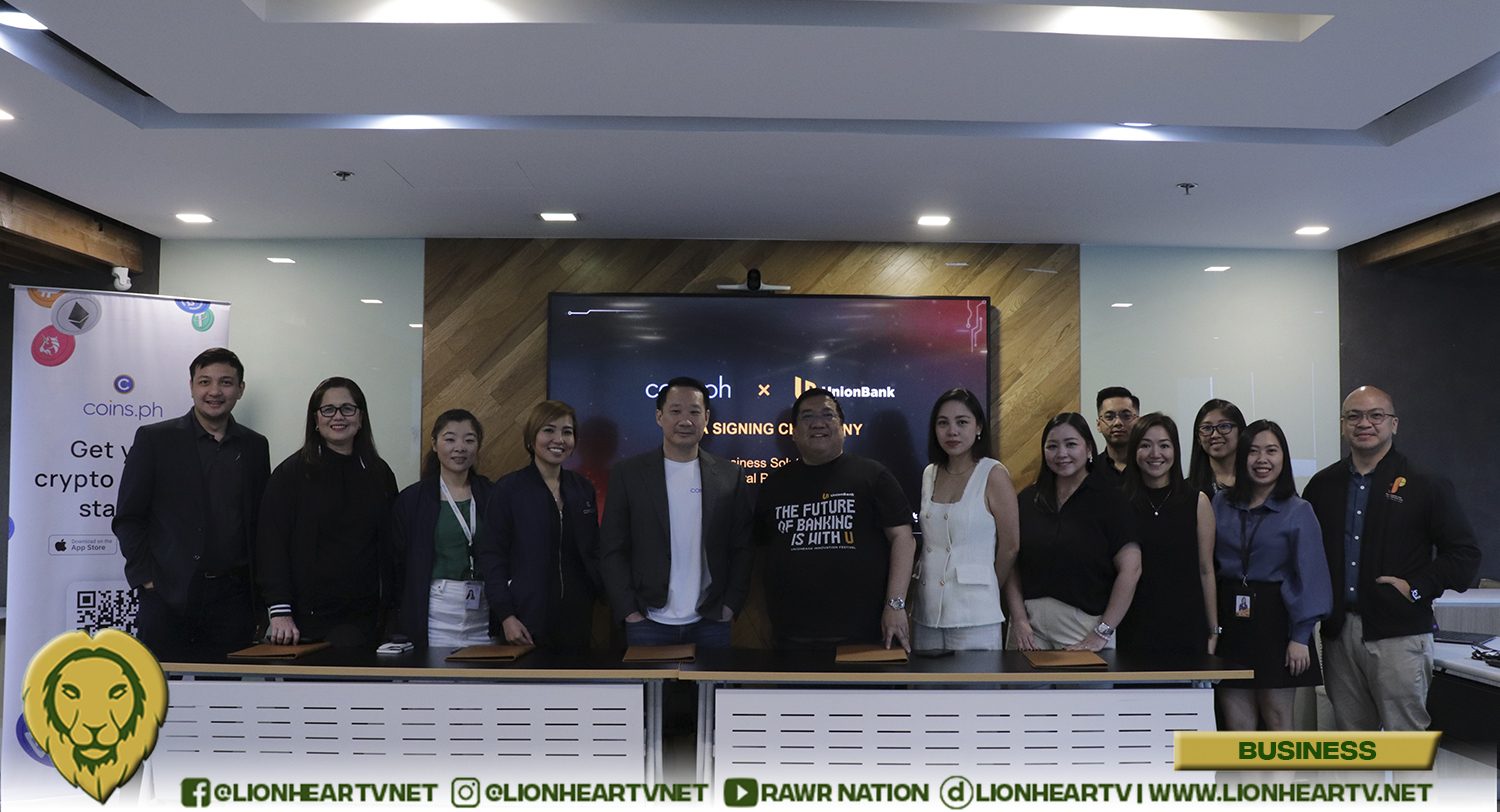 UnionBank, Coins.ph ink digital business solutions partnership to make crypto more accessible