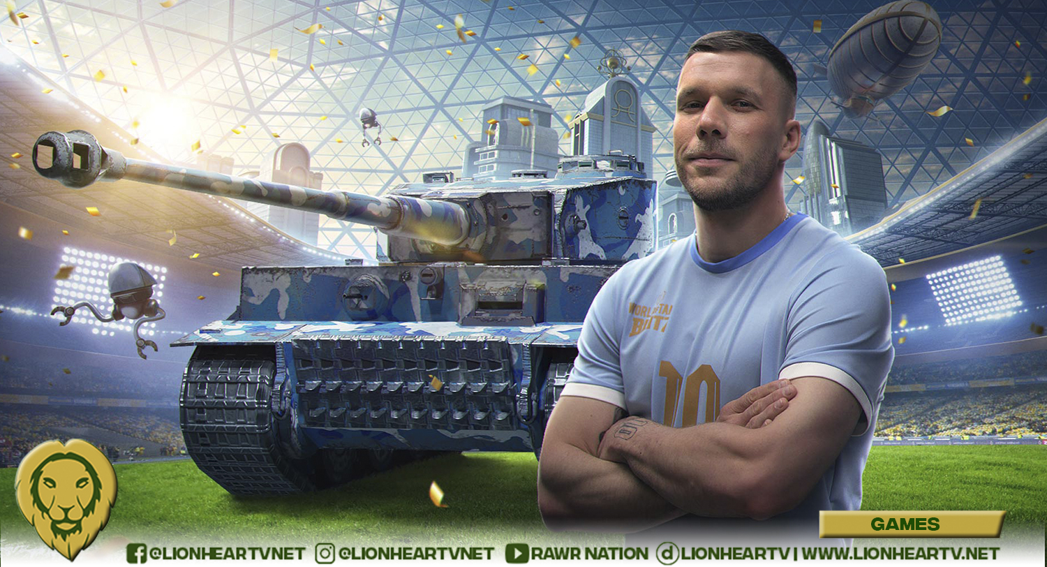World of Tanks Blitz Partners with Football Star Lukas Podolski