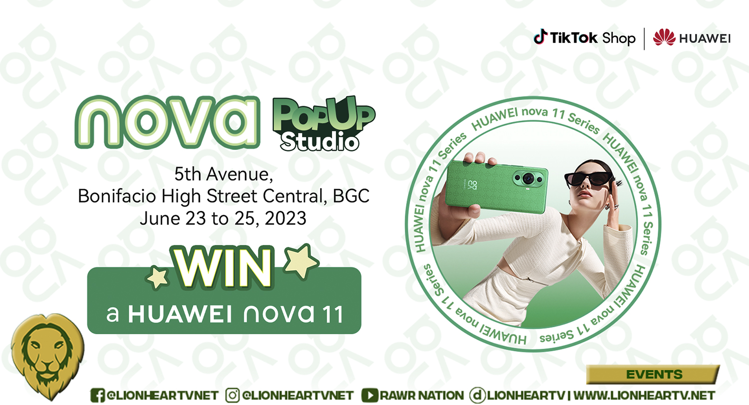 HUAWEI nova Stars Enjoy Rocking their Selfie and Vlogging Game at the nova x TikTok Pop Up in Bonifacio Global City