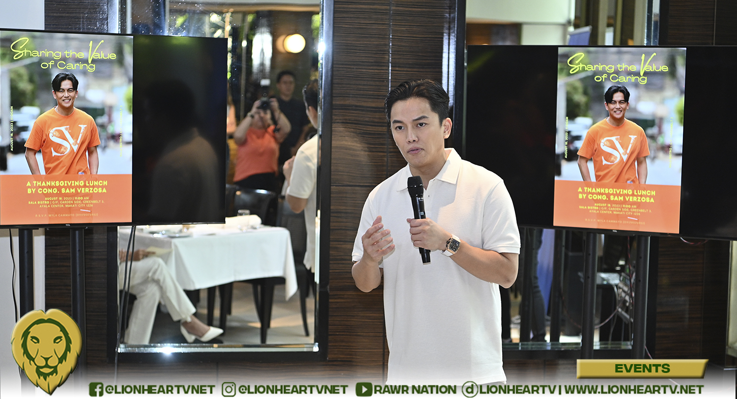 Sam ‘SV’ Verzosa Celebrates Second Season Of His Cnn Philippines Public Service Tv Program, ‘Dear SV’