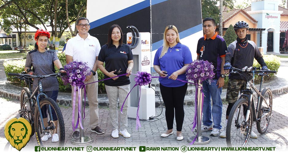 FedEx Supports Clark Authorities’ Drive to Promote Cycling by Installing Bicycle Repair Stations in Clark