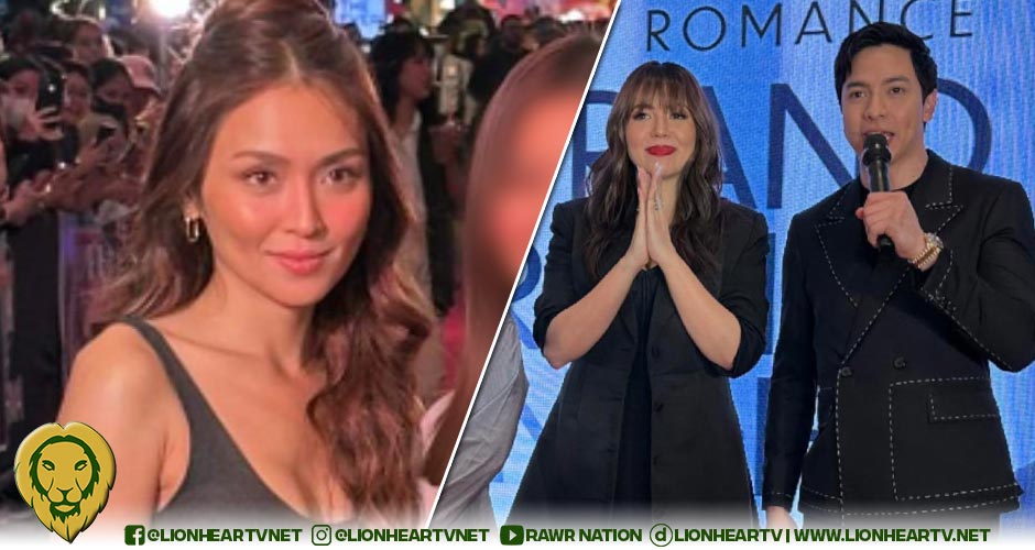 LOOK: Kathryn Bernardo graces Red Carpet Premiere of Julia Montes and Alden Richards’ film