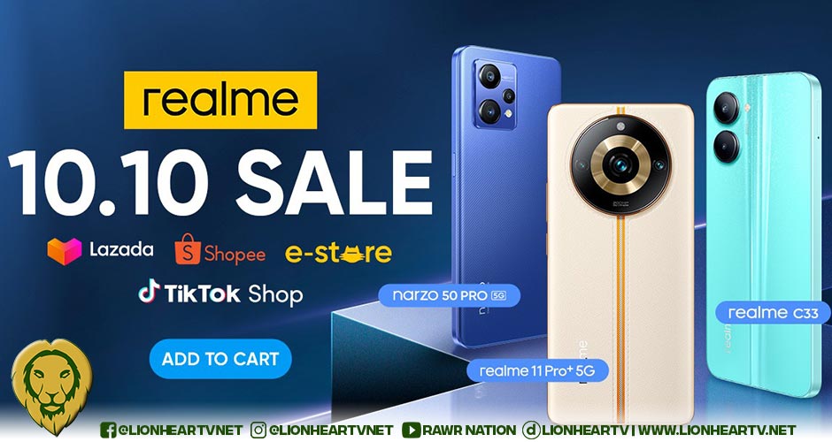 Catch exciting deals and big discounts on realme 10.10 Sale